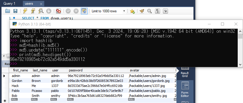 (hash python)